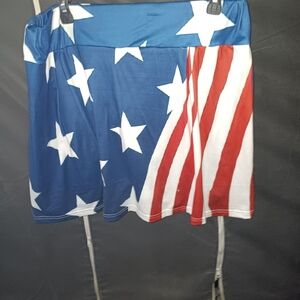 Patriotic Star and Stripe Skort